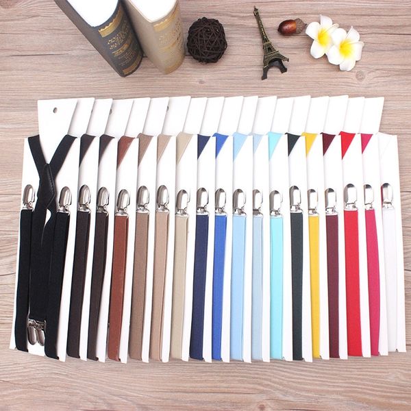 

men's and women's clip western pants suit belt clip belt elastic strap sling trousers set sling elastic, Black;white