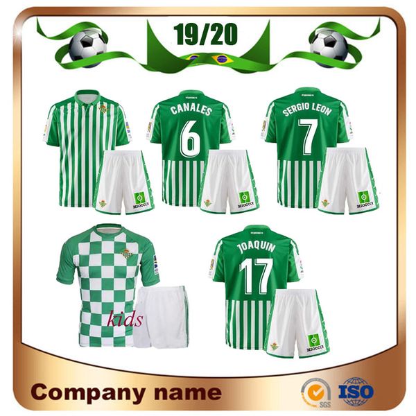 

2019 real beti limited edition kitd kit occer jer ey 19 20 joaquin occer hirt barta tello inui javi garcia children football uniform
