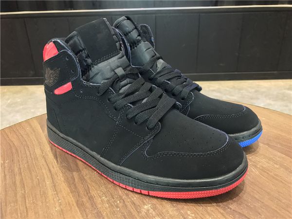 

wholesale new 1 i high og quai 54 black blue red men basketball shoes sports sneakers size 7-12 with box