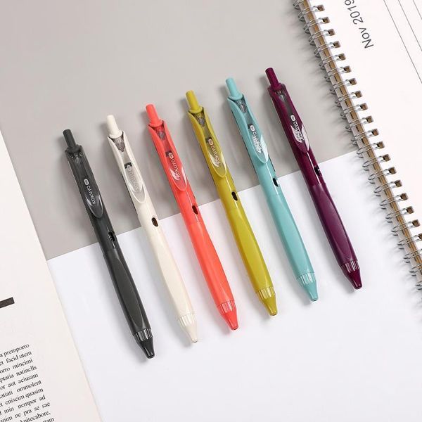 

jianwu 1pcs kokuyo me creative cartoon press gel pen writing gel t pen school office supplies kawaii 0.5mm