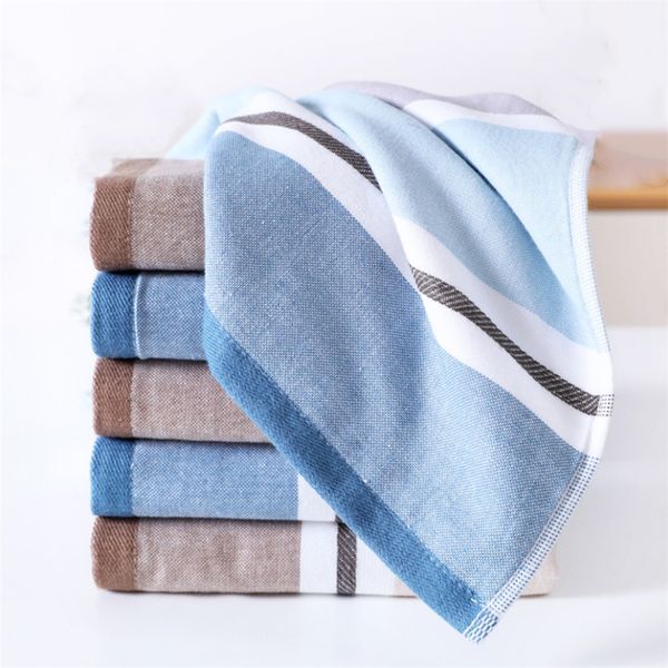 

фабрика сразу хлопок полосатое полотенце 34 * 72см супермаркет мужчины и женщины абсорбирующие полотенца могут быть настроены размер вышивки