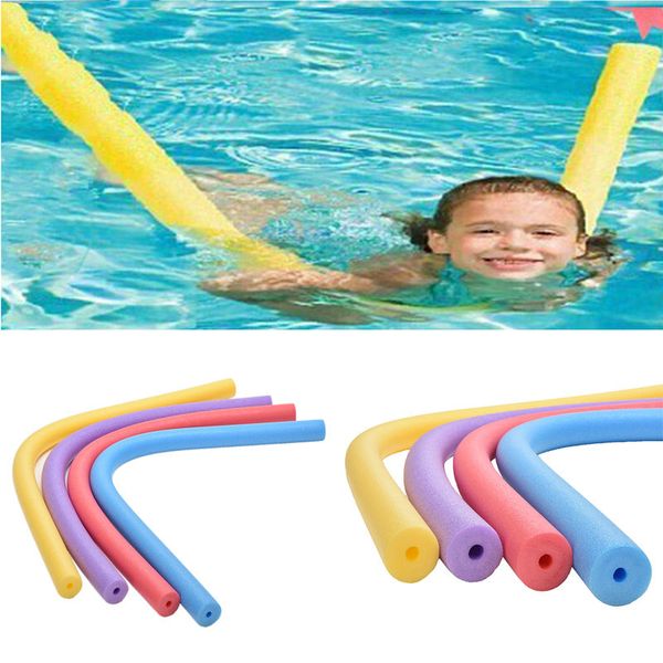 

6*150cm hollow learn swimming foam flexible floating swimming pool noodle swim kickboard water float aid woggle noodles