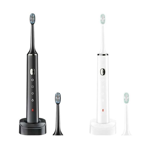 

sonic automatic electric toothbrush waterproof usb rechargeable 4 modes travel