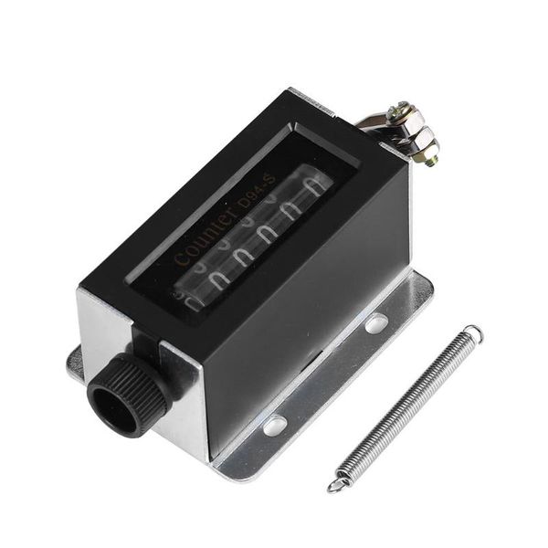 

1-99999 counter manual 6 digit resettable mechanical pulling counter rolling wheel measuring tool