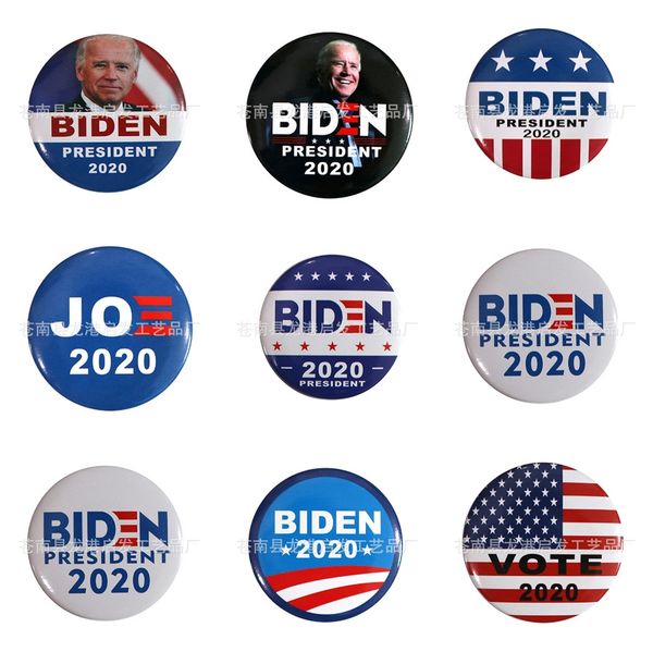 

10 1 pcs biden badge patches for clothing iron embroidered style patch applique iron sew on diy patches sewing accessories for clothes #934, Silver
