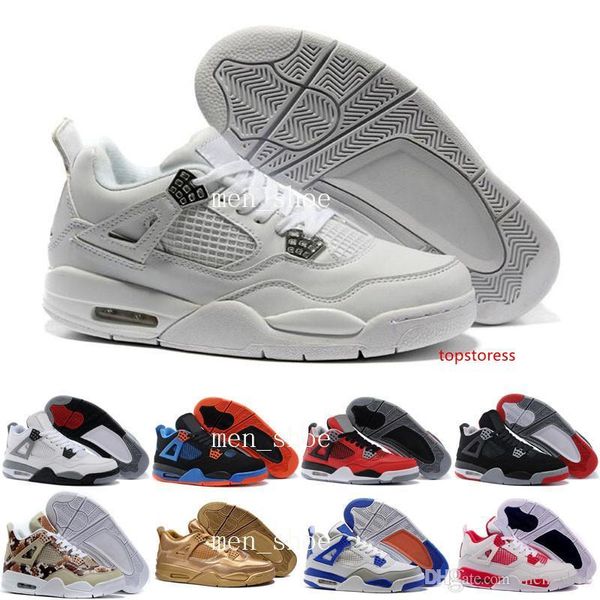 

with ] black cats 4s men basketball shoes outdoor sports shoes women atheletic sneaker 4 black red white