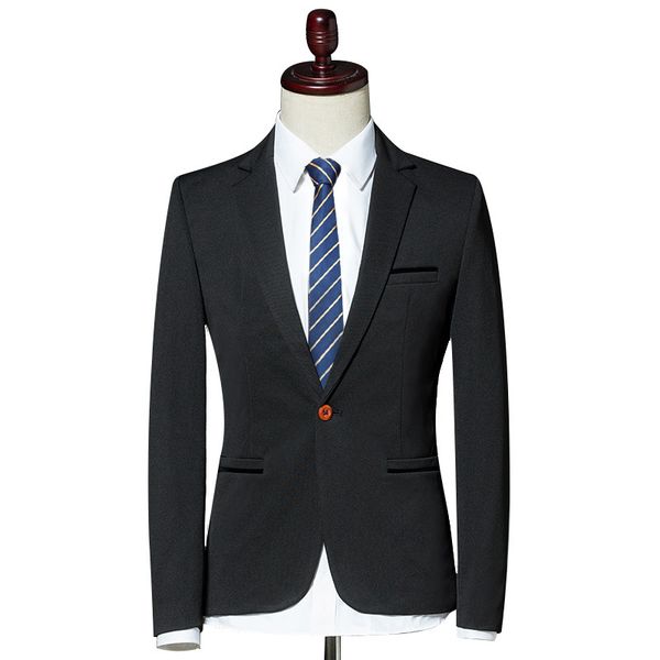 

индивидуальные новый горячий мужской повседневный костюм куртка мода тонкий один пряжки жених groomsmen платье удобная мужская куртка, White;black