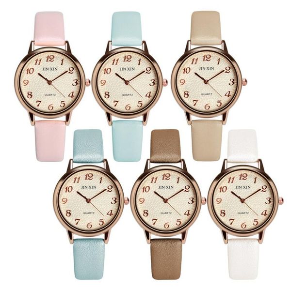 

2019 new watches women small dial fashion ladies watches leather women analog quartz wrist watch fashion clock, Slivery;brown