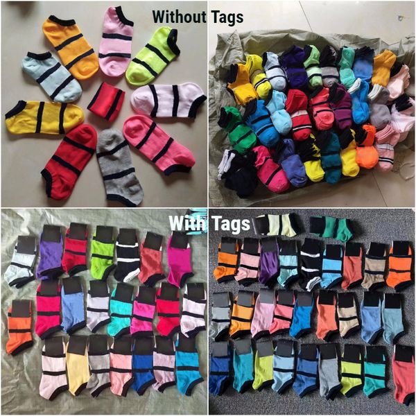 

new style with tags socks short sock cheerleader sports socks teenagers ankle sock multicolors, Black
