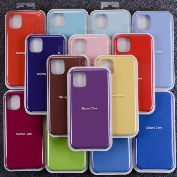 

original offical silicone phone case for ip x xs max xr 7 8 6 6s plus shockproof phone shell cover with retail package