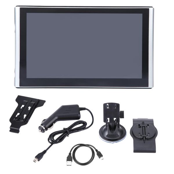 

7 inch hd portable touch screen car navigator 256mb 8gb fm gps navigation universal for automobile truck ambulance buse taxi new