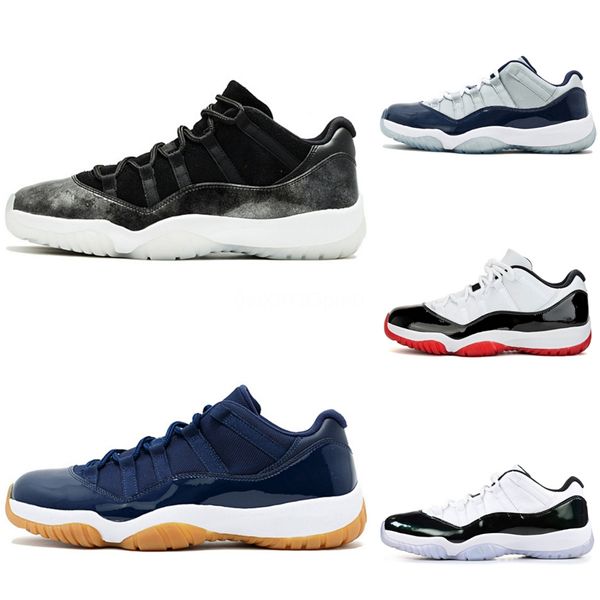 

jumpman 4 black cat basketball shoes 11s low court black white men men designer sneakers 11s bred concord 45 trainers #663