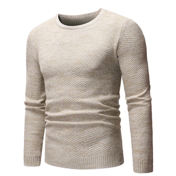 

winter sweater men fashion 2019 casual sweater for men slim fit knitted pullovers comfortable round collar pull homme 2xl, White;black