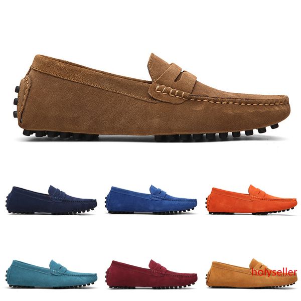 

non-brand designer loafers shoes slip-on men casual chaussures mens dress sneakers blue red black 38-47 item 46