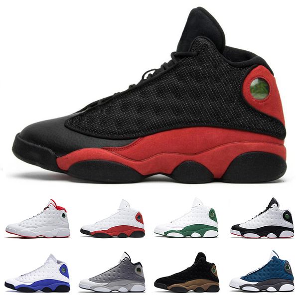 

13s men basketball shoes high island green black cat dirty bred chicago hyper royal wheat jumpman 13 mens athletic sports sneakers
