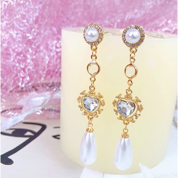 

fashion acrylic pearl earrings women earrings party accessory, Silver