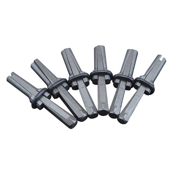 

industrial grade 9/16 inch plug wedge and feather shims concrete marble granite rock stone splitter hand tools 14mm in diameter