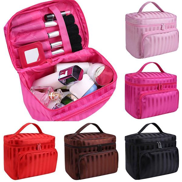 

portable cosmetic toiletry bag makeup pouch waterproof hanging organizer bag