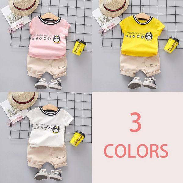 

new newborn baby girls clothes summer baby boys clothes set 2pcs outfits kids costume infant clothing, White