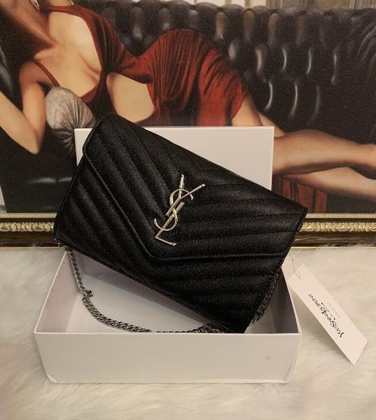 

100% #13;ysl chain bag classic louis vuitton women shoulder bag clutch handbag michael 36 kor crossbody package tote
