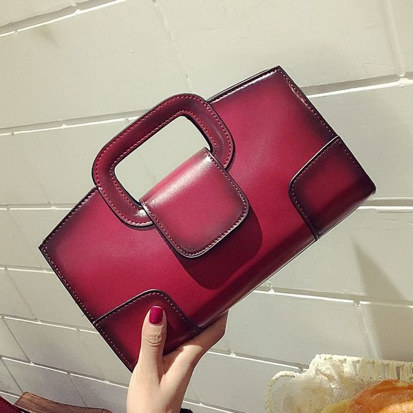 

2019 new gradient tote bag european and american trend women bag fashion chain shoulder messenger