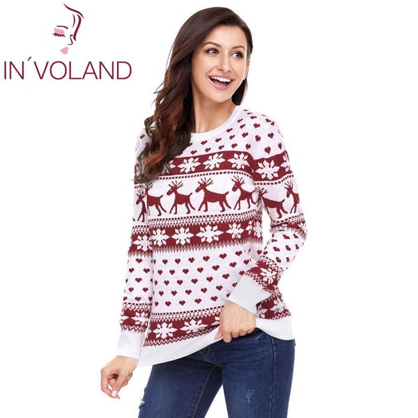 

neck o-neck casual o warm red sweatshirt long sleeve print winter black women pullover