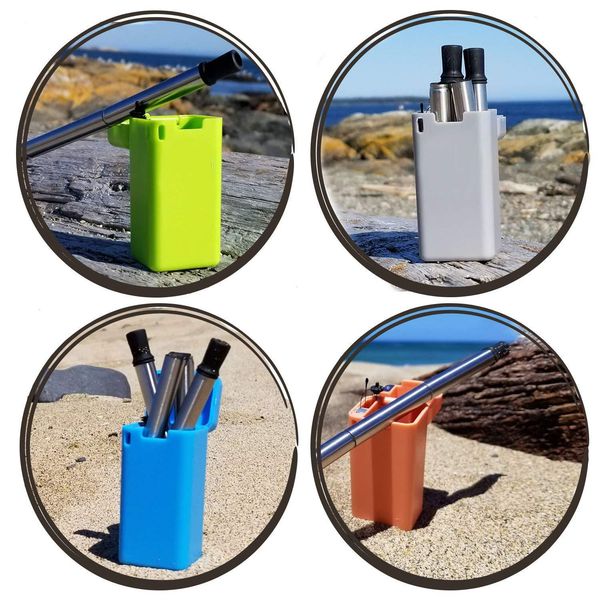 

Reu able final traw tainle teel traw reu able collap ible foldable traw travel outdoor kitchen tool drinkware epacket free