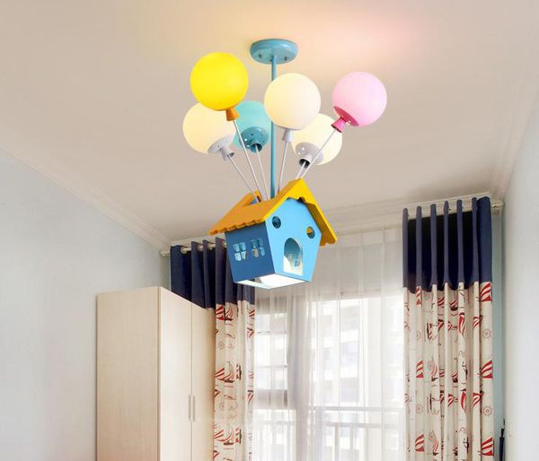 Moderne LED-Kronleuchter für Esszimmer und Schlafzimmer, Deckenleuchte für Restaurant, Wohnzimmer, Kinderzimmer, einfache Kronleuchterlampe in Macaron-Farbe