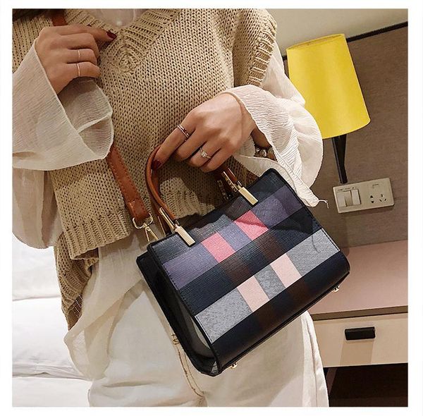 

2019 handbag fshion lady handbags zipper tote bag designer large handbag messenger crossbody bag kuerya/2