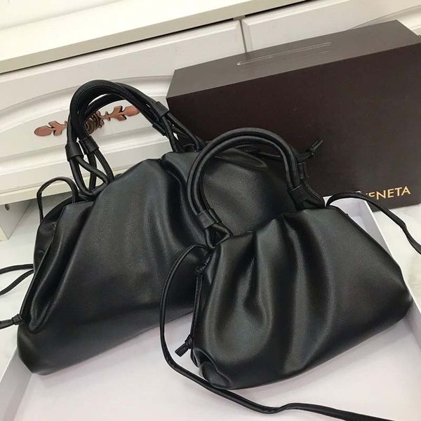

luxury handbags fashion shoulder bag leather and canvas production large capacity fashion print lady cloud bag 9919#