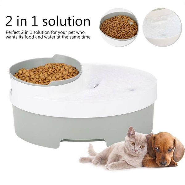 

au pet автоподатчик кормушка для собак cat food воды питание 2 in1 автоматических