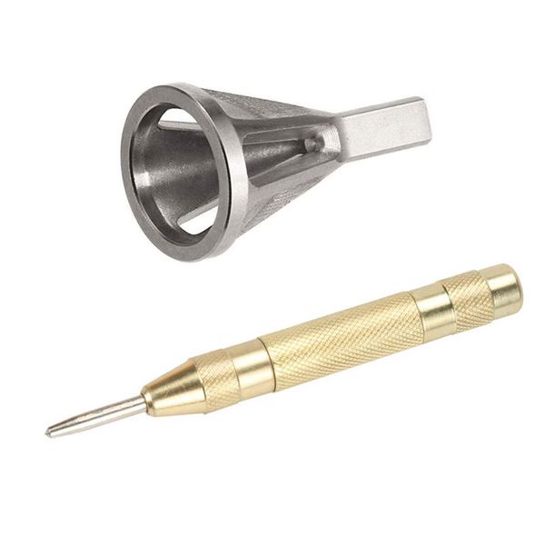 

deburring external chamfer tool, remove burr tools for drill bit, fits size 8-32 bolts (.164) up to 3/4 inch-10 (.750) - (4mm -1