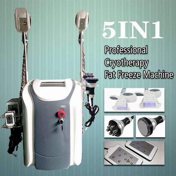 

2020 home use cryo fat ing machine fat e cryo body slimming machine ultrasonic cavitation rf lipo laser 6 pads
