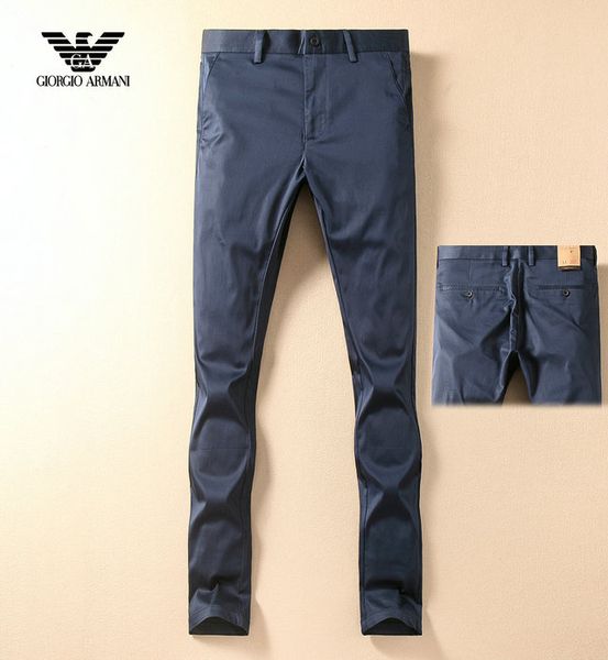 

amn italian brand casual pants men designers casual pants casual jeans fashion wild pants trend slim trousers business trousers, Black