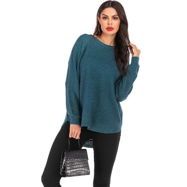 

autumn and winter knitted sweater for women, loose pullovers large size, women warm long sleeve sweaters, casual , jumpers, White;black