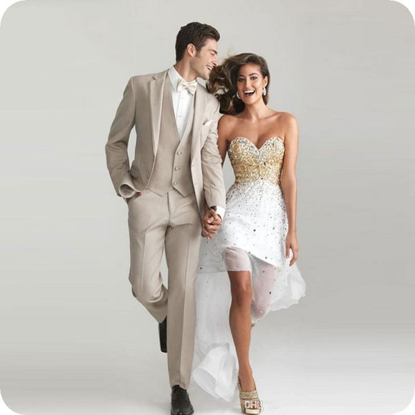 

latest coat pant designs wedding khaki men suits custom made groom tuxedos slim fit costume homme mariage man blazer jacket three piece, Black;gray