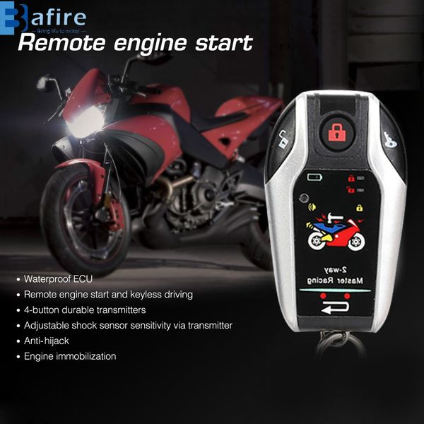 

bafire universal two way motorcycle alarm system suitable for any 12v motorbike for ///yamaha motorcycles