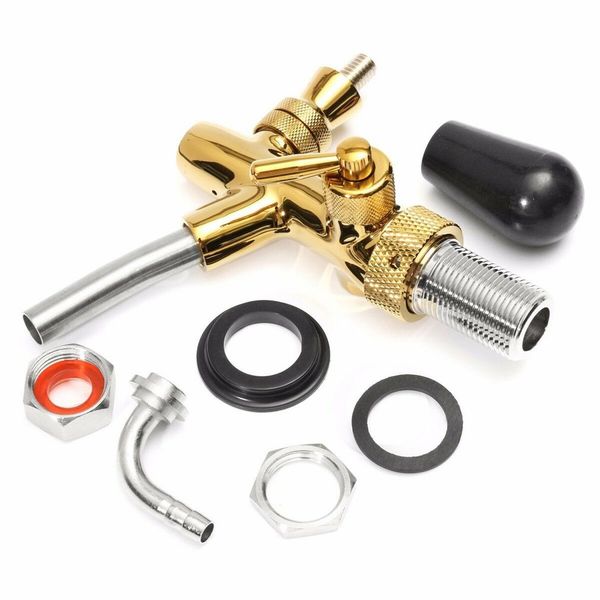 

home adjustable wine g5/8 shank chrome tap practical restaurants ls beer faucet draft making tool flow controller bar hot
