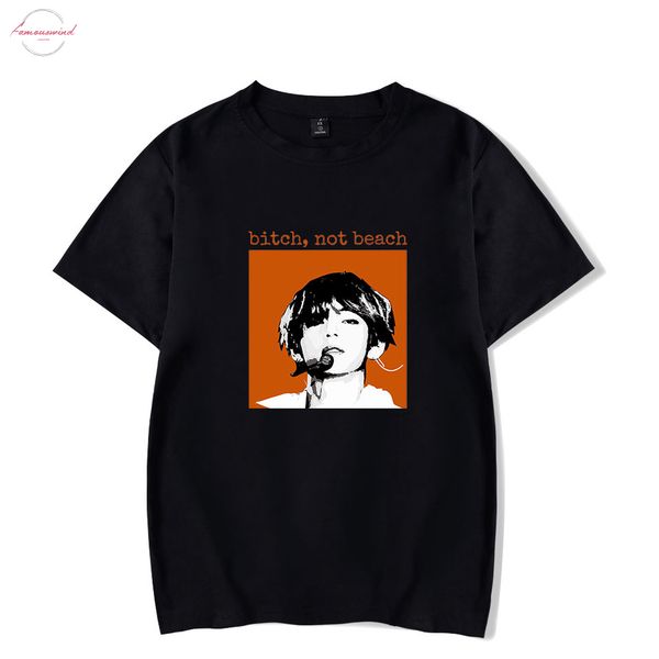 

kpop summer t shirts women t shirts hip hop short sleeve casual kpop tee, White