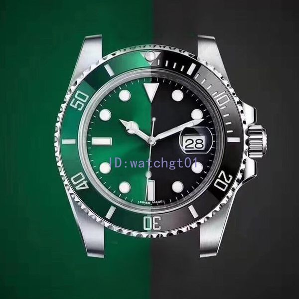 

2020 new m116110lvln green black case truth ceramic designers mens watches citi automatic movment sapphire 40mm dial steel band wristwatches
