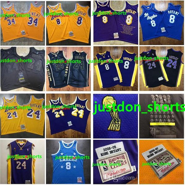 

2020 new authentic mitchell & ness los angeles lakers kobe bryant 60th 8 24 nba swingman basketball jerseys home, Black;red