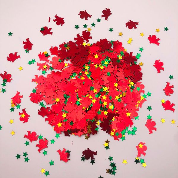

home art plastic sequins decoration christmas parties santa snowflake deer xmas