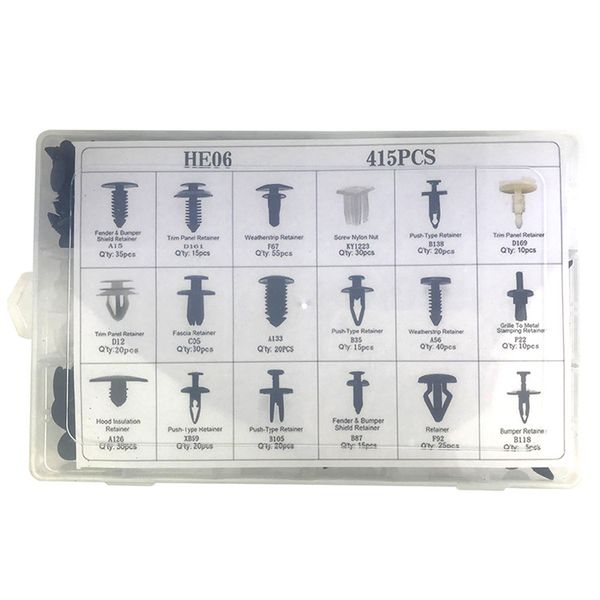 

415пк he06 машина пластиковые расширение носить сердце гвоздь винт крепления накладки багажника крыло клип