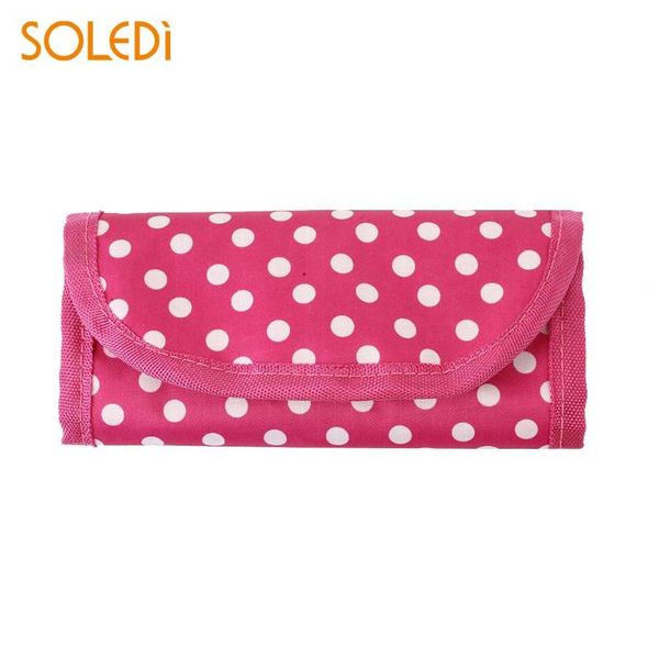 

pouch knitting crochet case needle hook yarn holder nylon storage print bag knitting holder storage bag sewing accessories, Black