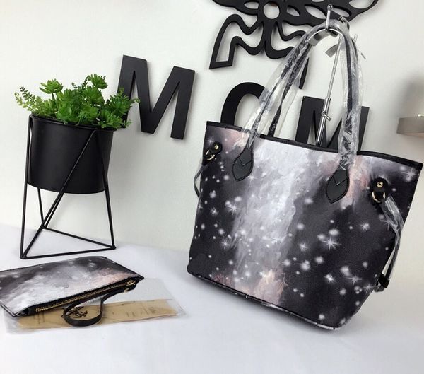 

мода леди дизайн сумки европейский и американский стиль дизайн смешанный цвет большой емкости композитный мешок тенденция бренд высокое каче