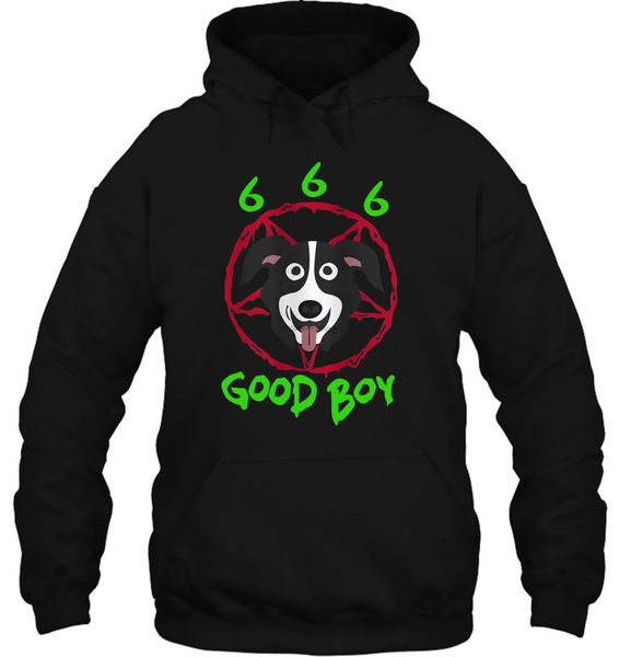 

men hoodie mr pickles 666 good boy mans and womans women streetwear, Black