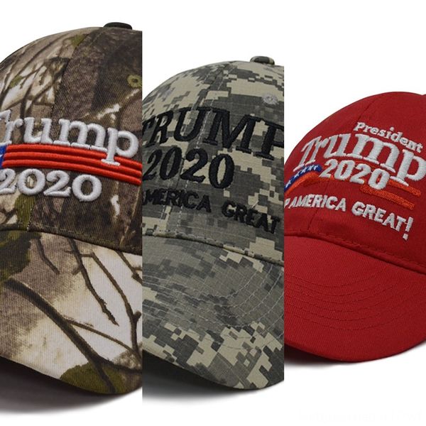 

zu9oz o6922 camouflage donald trump hatflag baseball cap make snapback great 2020 hat 3d embroidery adjustable letter camo star america dhl, Blue;gray