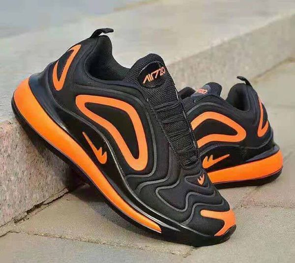 

Athletic 720 neaker men 039 blue orange run hoe comfortable fa hion ca ual air hoe men 039 hoe