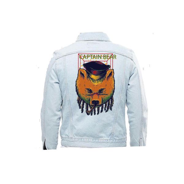 

симпатичные патчи мелких животных одежда горячие картина diy девушки diy ручной работы футболку и джинсовые куртки печати, Black