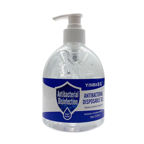 

24 шт / коробка дезинфицирующее средство для рук 500 мл громкой воды дезинфицирующий гель для мытья рук чистый антибактериальный быстросохну